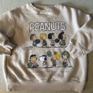 Zara Peanuts Sweatshirt Size 6-7